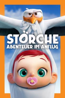 Störche - Baby im Anflug